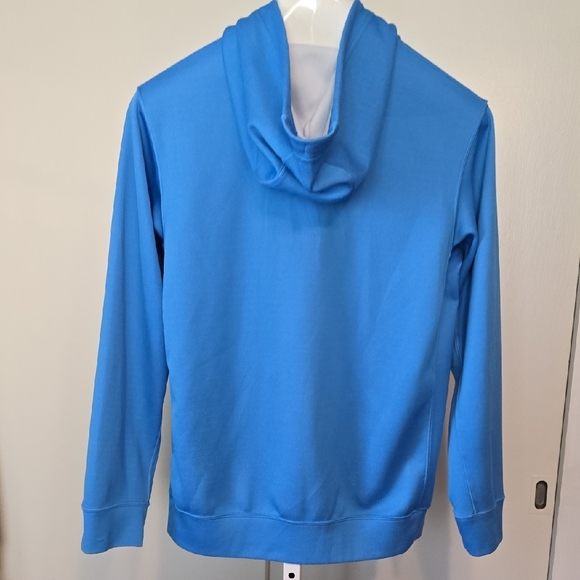 Nike Light Blue Hoodie with White Logo - Picture 6 of 10